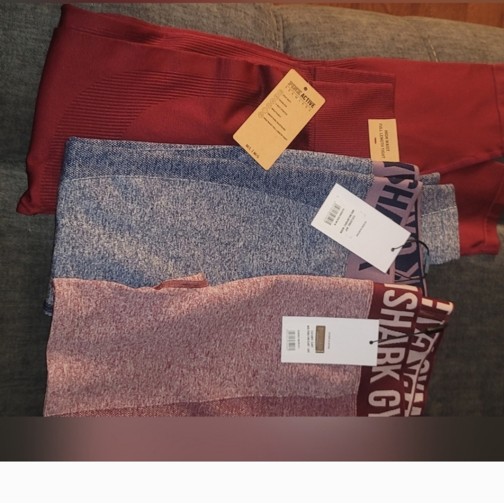 Gym shark& Victoria pink workout tights size large